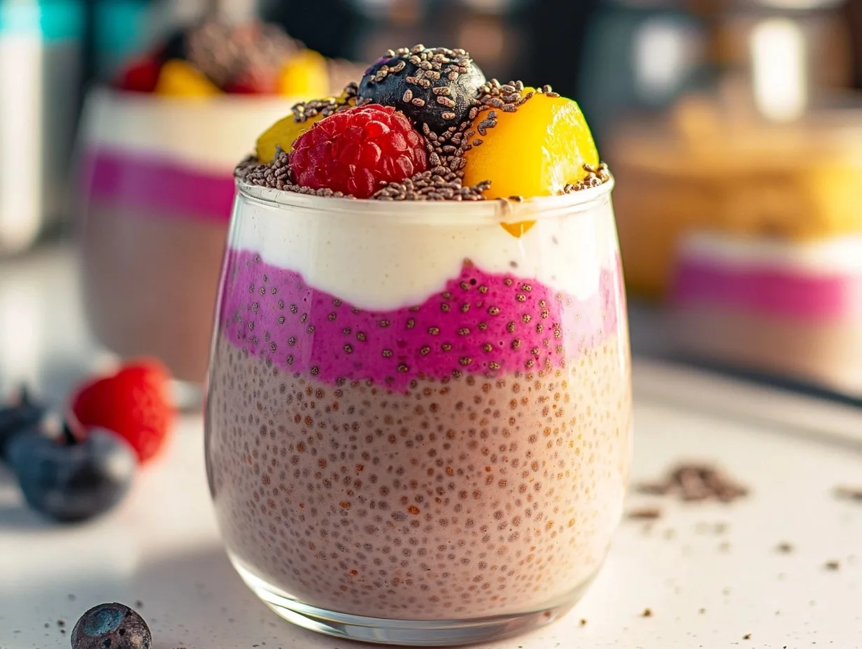 blended chia pudding