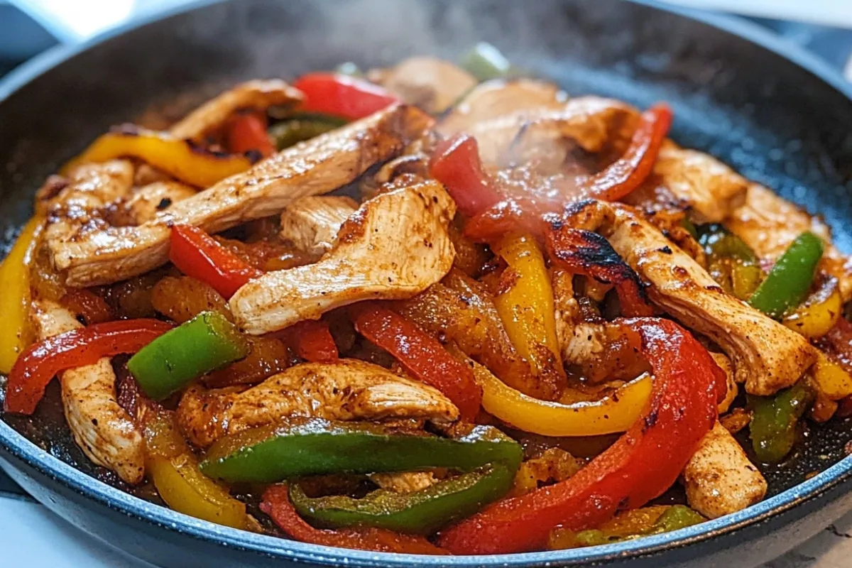 chicken fajitas with frozen peppers and onions kit