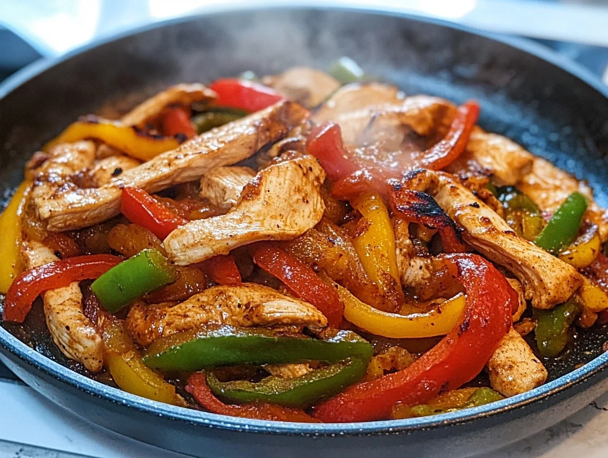 chicken fajitas with frozen peppers and onions kit