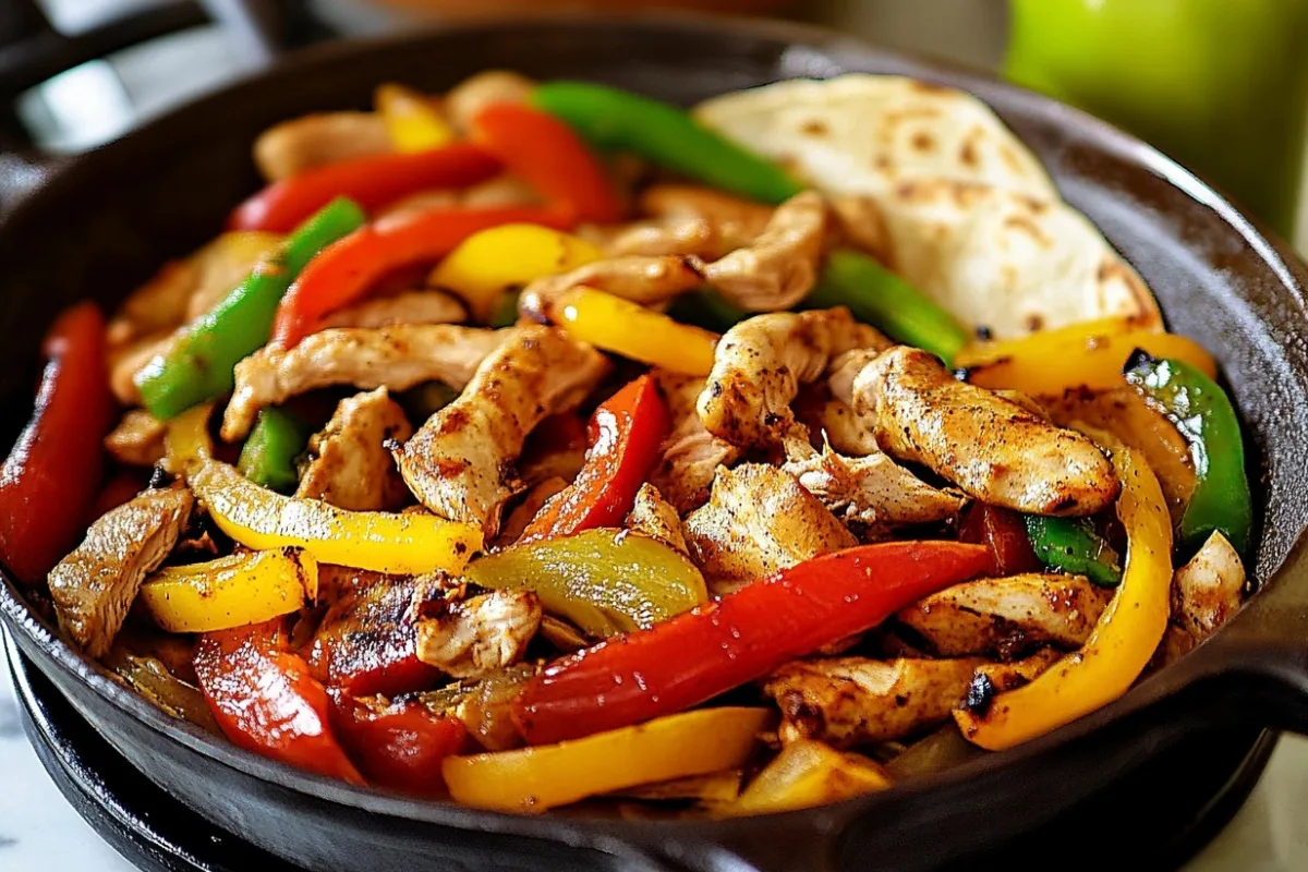 fajitas de pollo