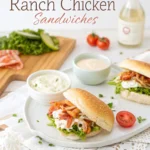 crock pot ranch chicken sandwichespinterest