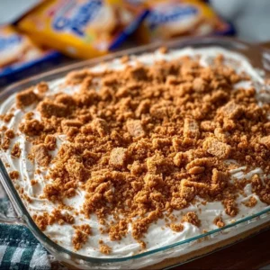 A nostalgic creamy treat resembling childhood desserts, evoking sweet memories.