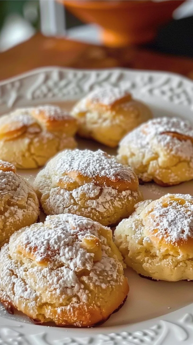 Grandma's Sicilian Ricotta Almond Cookies