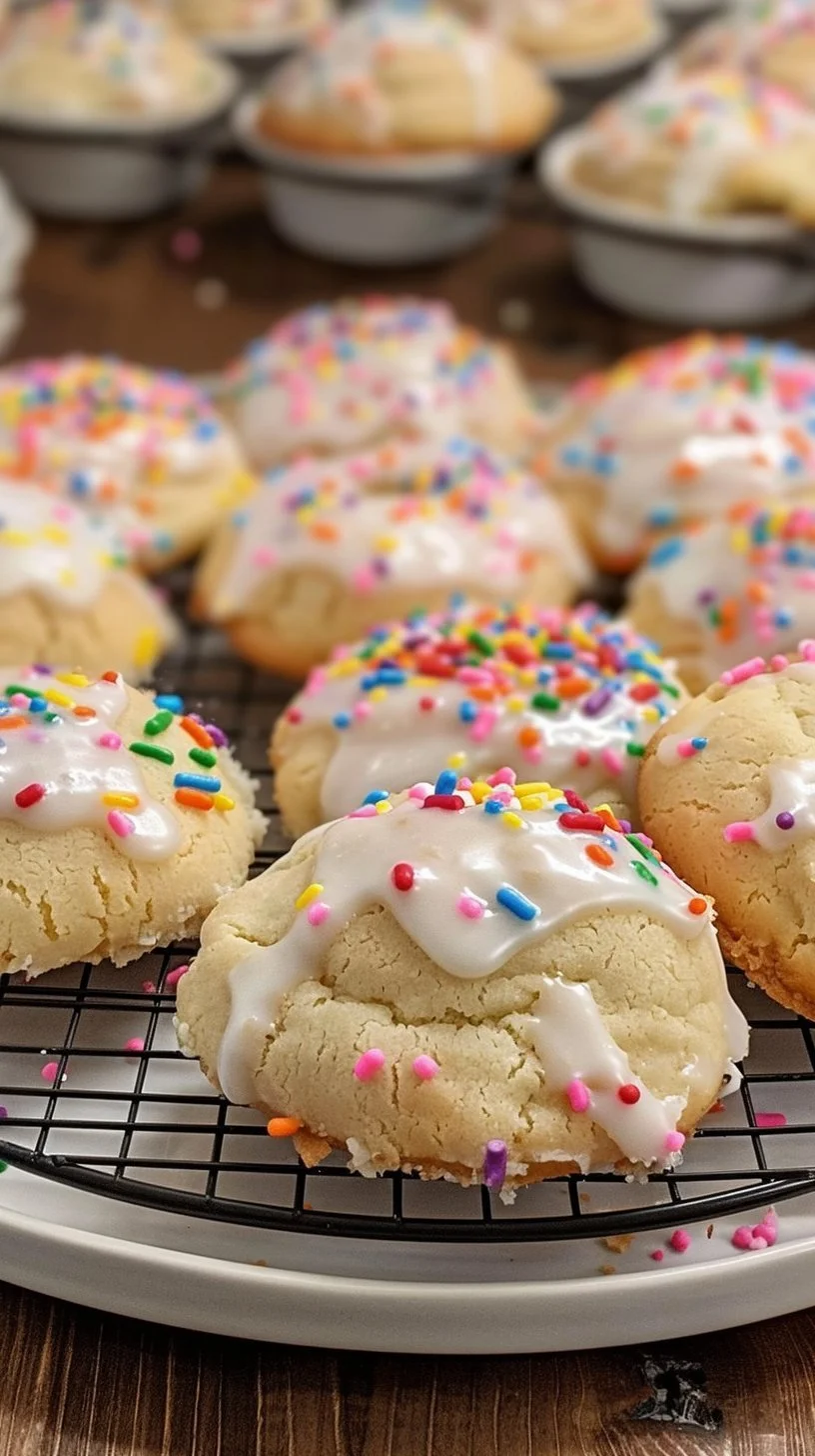 A variety of traditional Italian cookies arranged on a platter.
