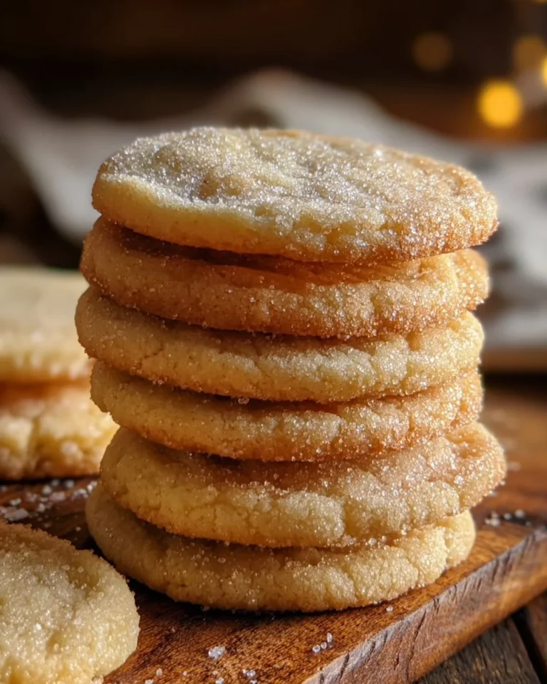 Soft buttermilk sugar cookies stacked on a plate