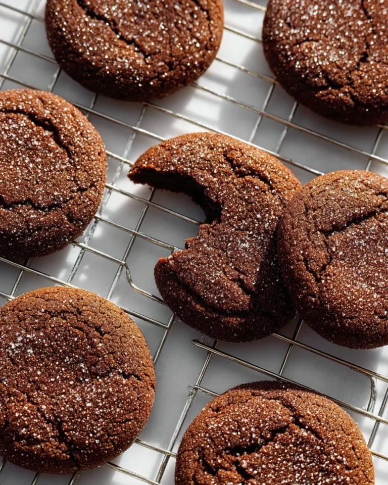 Delicious Chocolate Snickerdoodle cookies with a cinnamon sugar topping