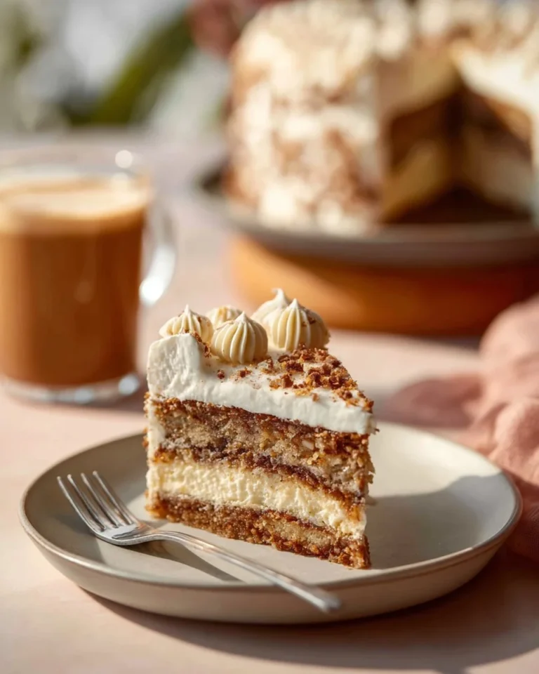 Delicious Cinnamon Swirl Cheesecake with rich cream and a cinnamon topping