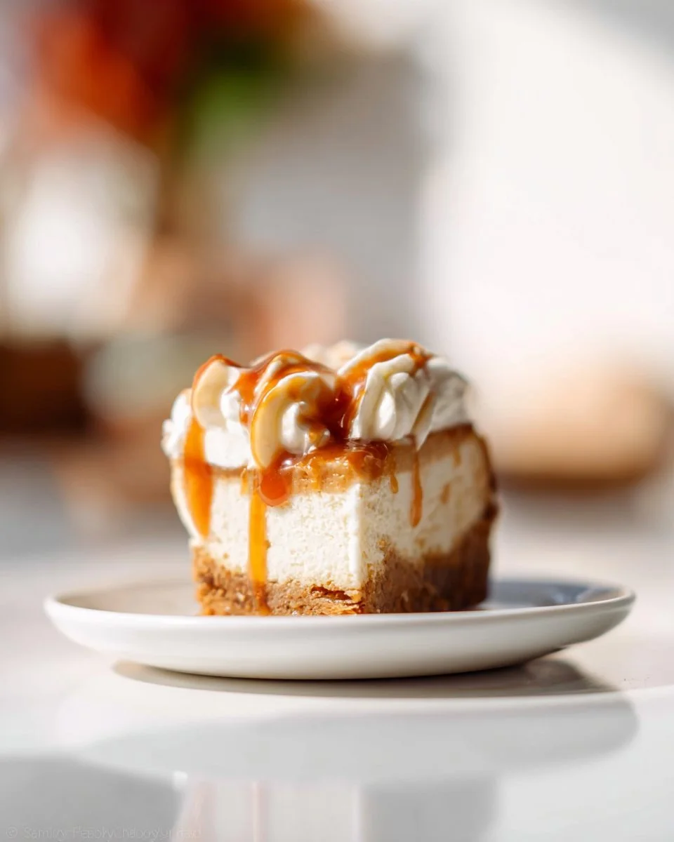 Pumpkin Cheesecake with Gingersnap Crust beautifully plated